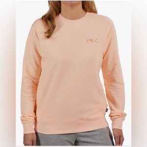 NWT Fila Midweight French Terry Crewneck Long Sleeve Sweatshirt